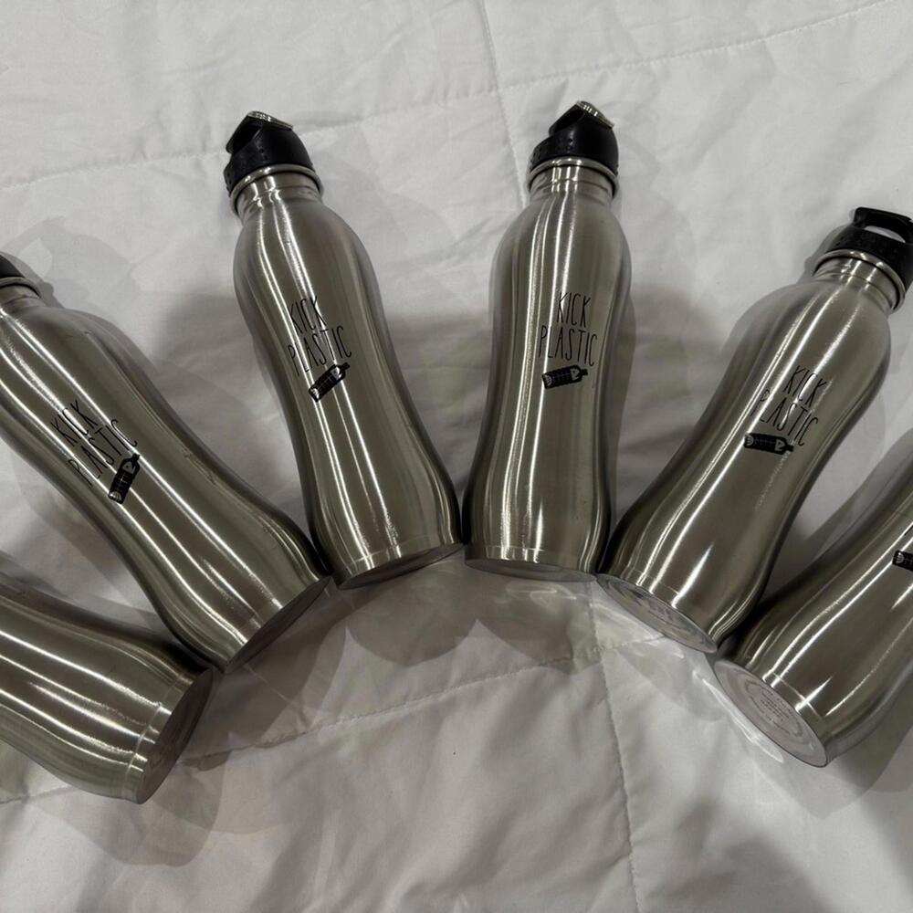 Costa Stainless Steel Water Bottles - Silver